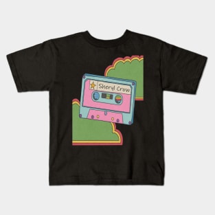 vintage cassette tape Sheryl Crow Kids T-Shirt